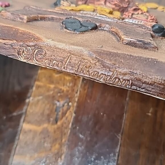 Vintage Handmade Girls are Sweet Plaster Grandmacore Wall Art - Picture 8 of 10